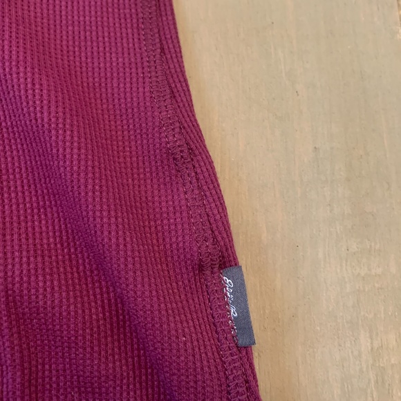Eddie Bauer Purple Thermal Henley Top in Large - Picture 5 of 11